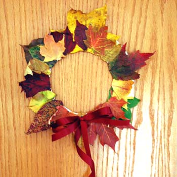 leaf-wreath