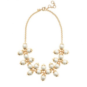 JCrew Floating Pearl Necklace