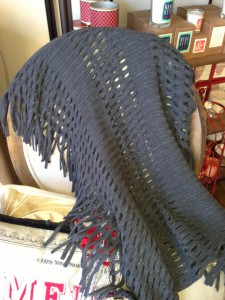 Lila HOME Fringed Infinity Scarf