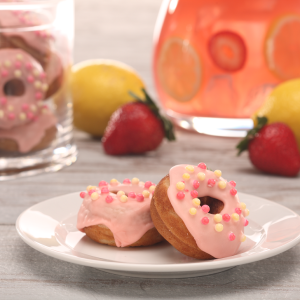 Bumbalooza Pink Lemonade Donuts