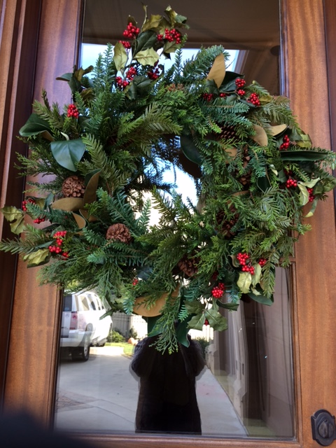 lila home wreath