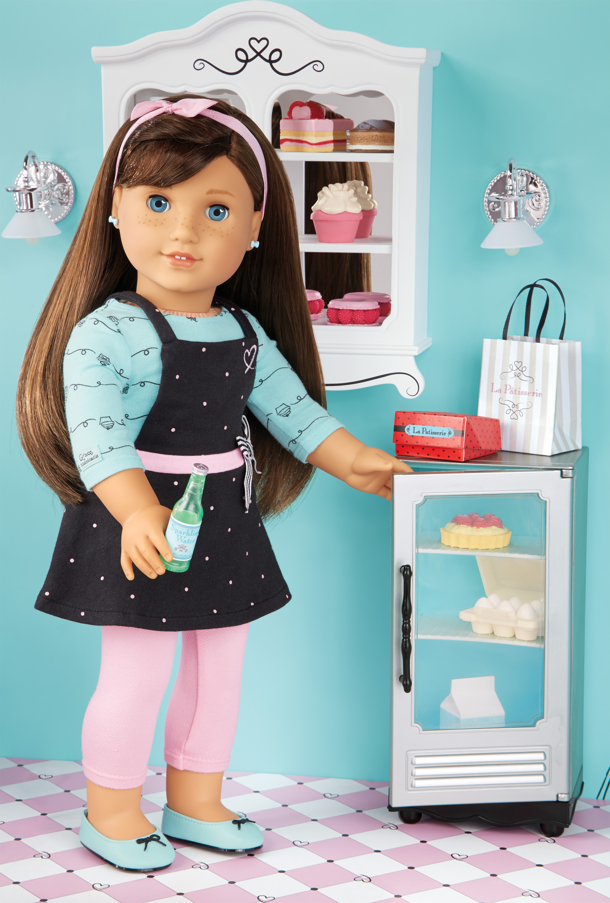 american girl doll bakery set