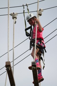 Girl climbing