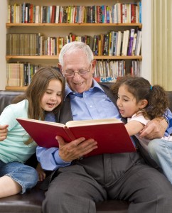 story time with grandpa