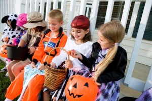 Halloween children candy